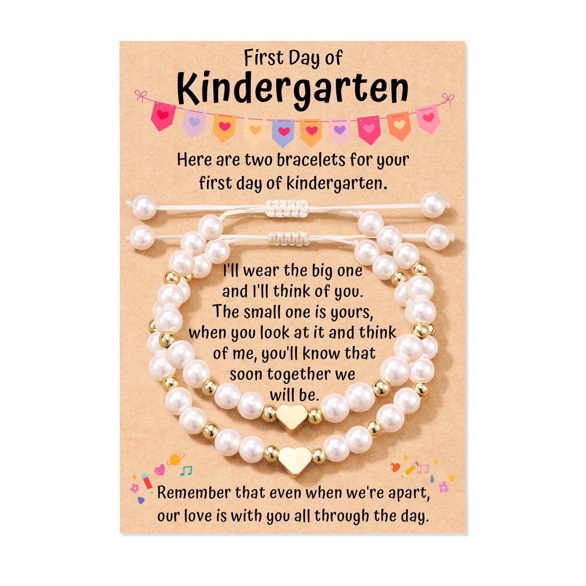 7:Kindergartenwhite pearl set bracelet