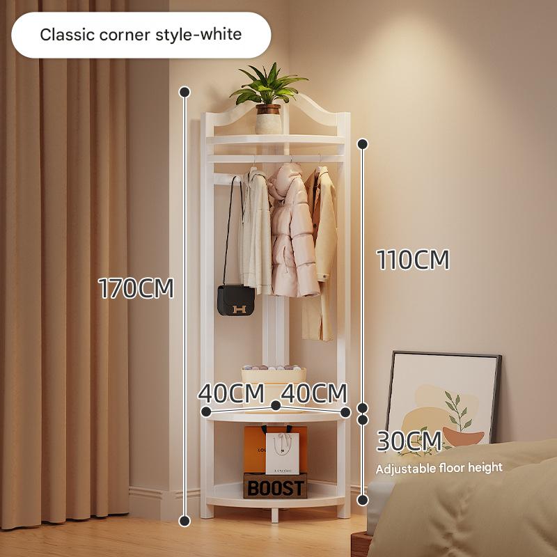 Classic corner model-white [bedside storage, efficient storage]