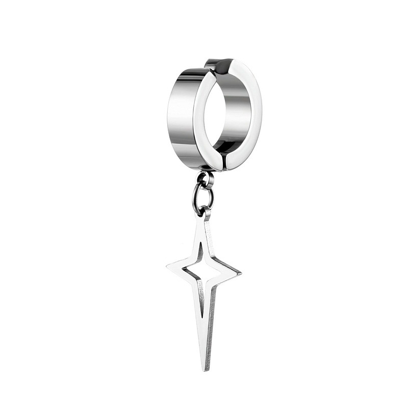 Steel ear clip cross