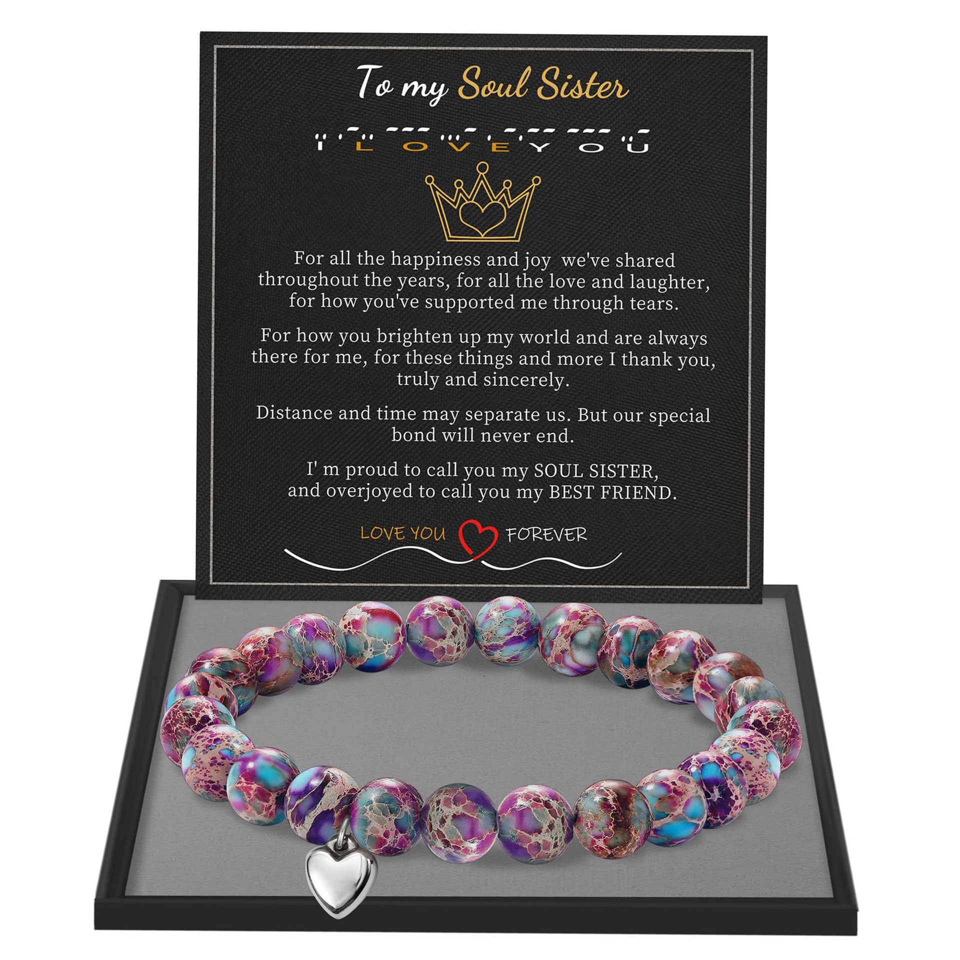 sister love purple flower emperor stone