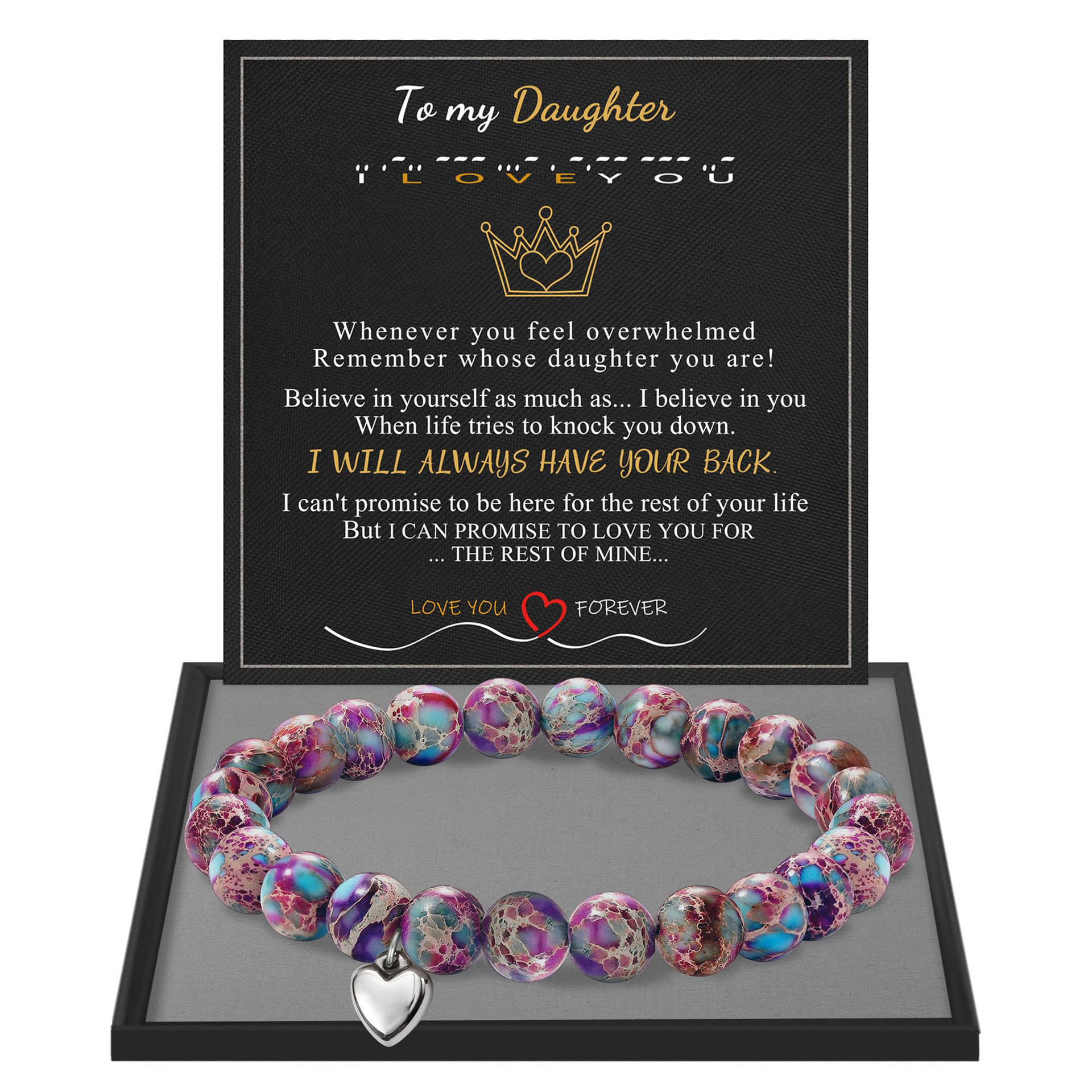 daughter love purple flower emperor stone