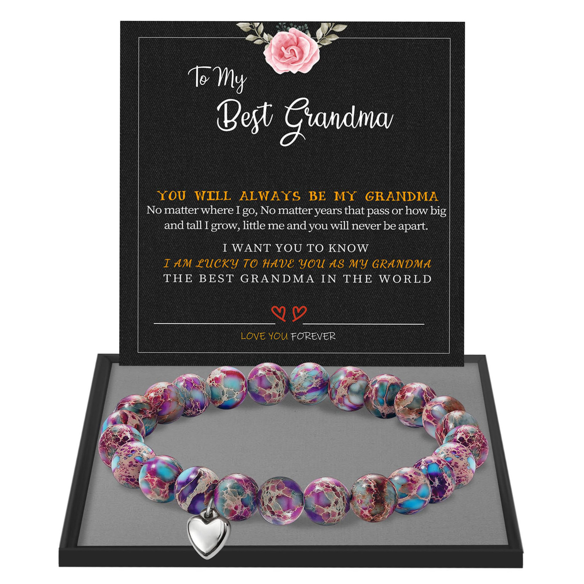 grandma   love   purple flower emperor stone