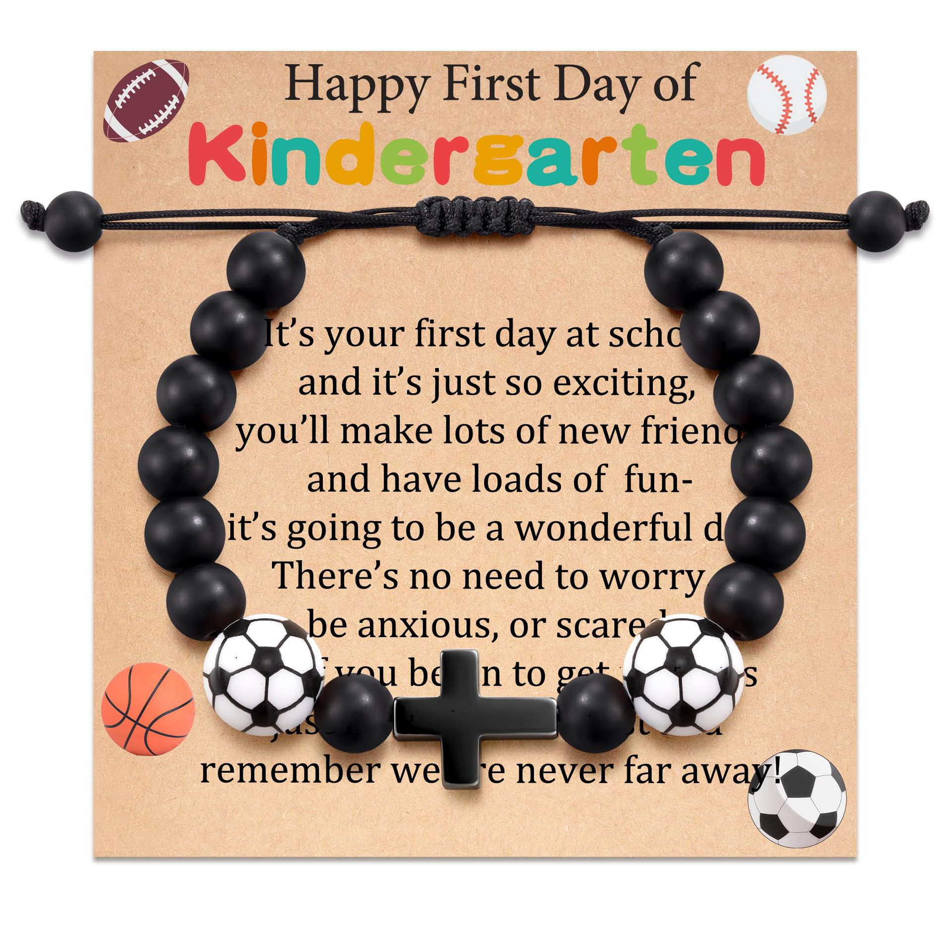 2:Kindergarten Card Football Bracelet