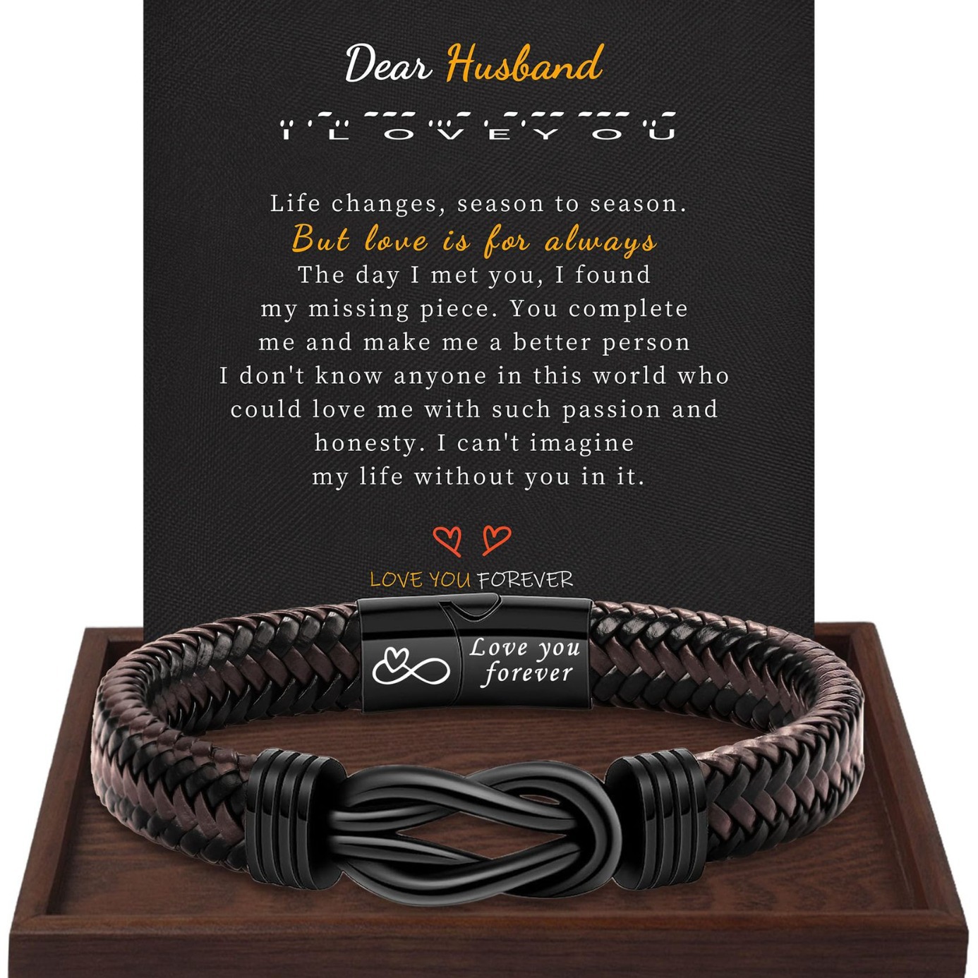 5:Bracelet dear husband card