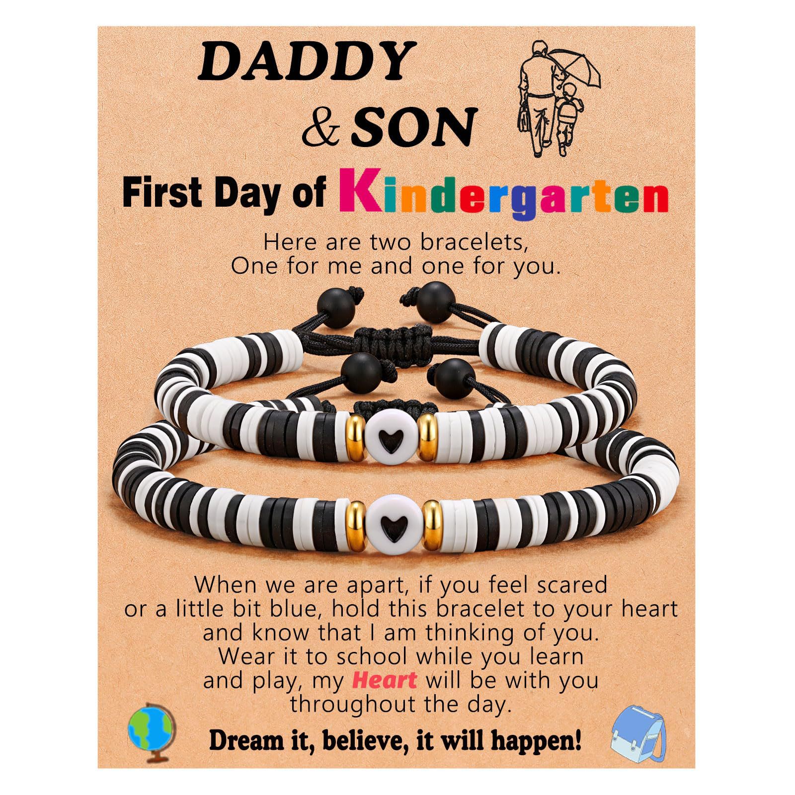 6:Black and white kindergarten card