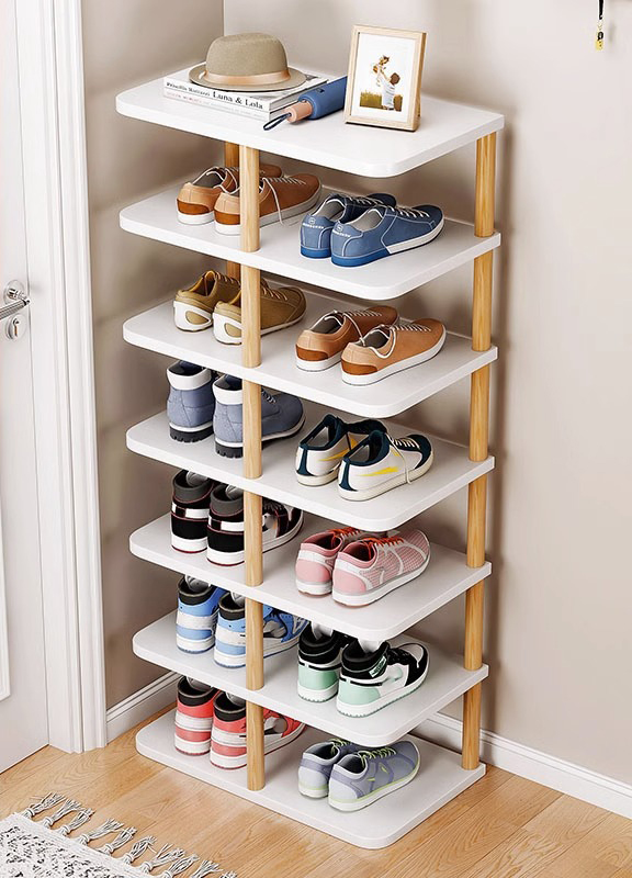 7 layer walnut color 48*24*96cm