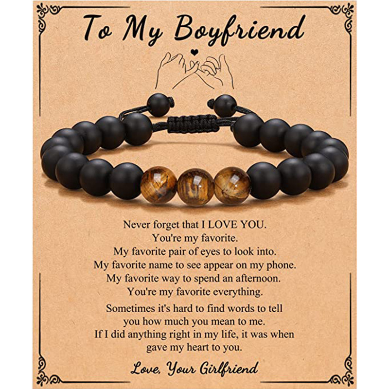 4:Tiger Eye Bracelet Boyfriend Card