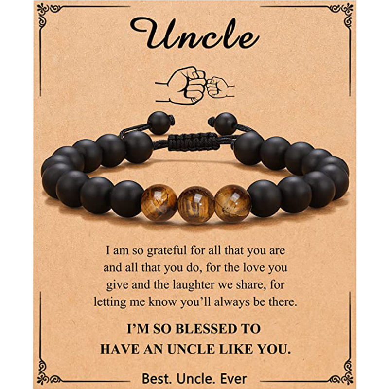 5:Tiger Eye Bracelet Uncle Card