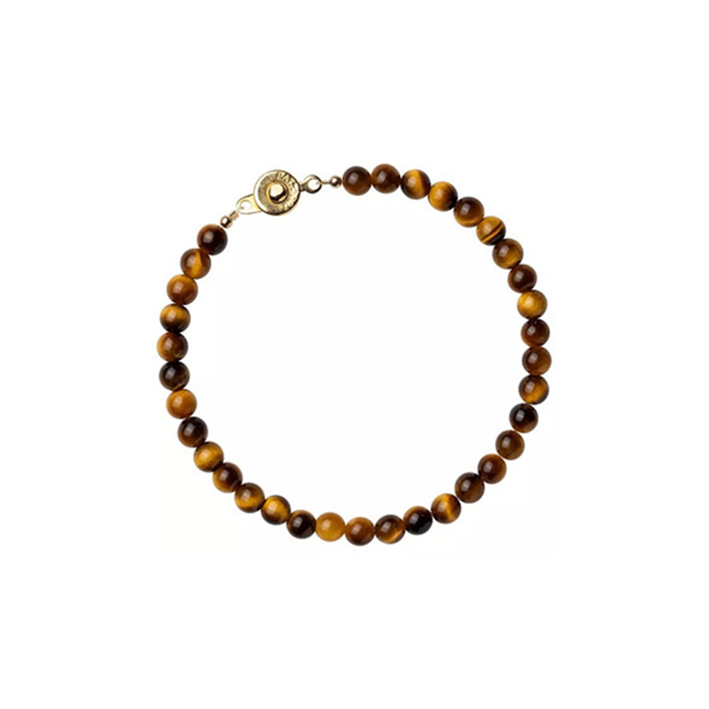 5:4mm yellow tiger eye stone bracelet