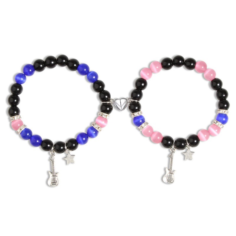 2:2 Cats eye obsidian bracelet