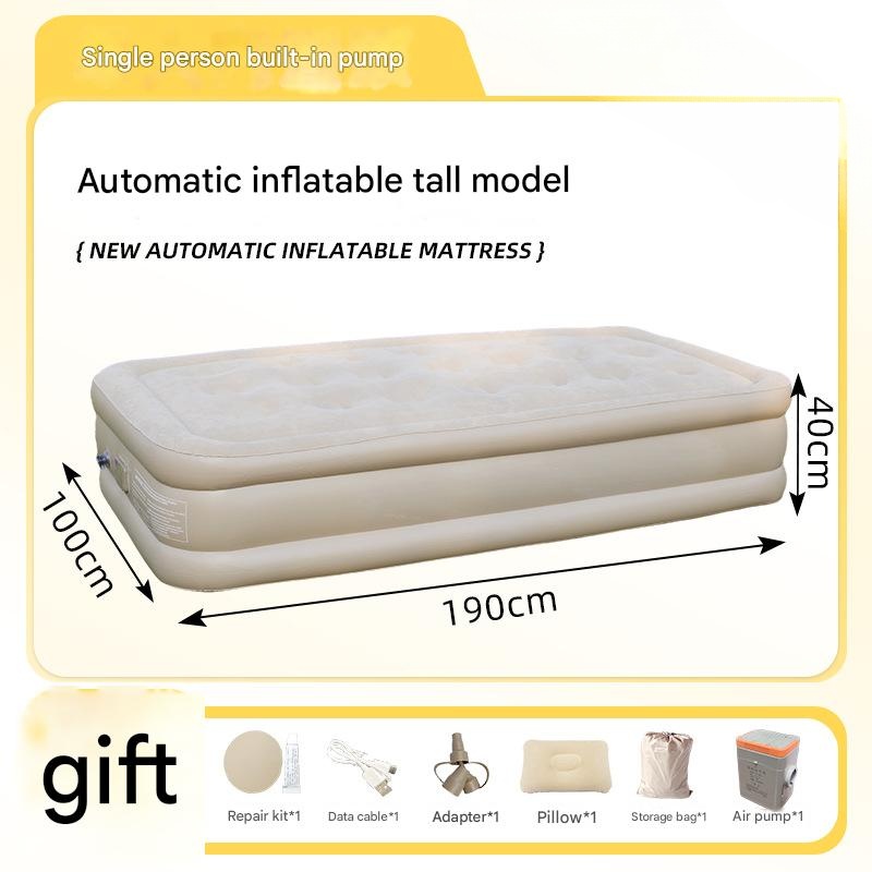 Deluxe version automatic inflatable 100*190*40cm