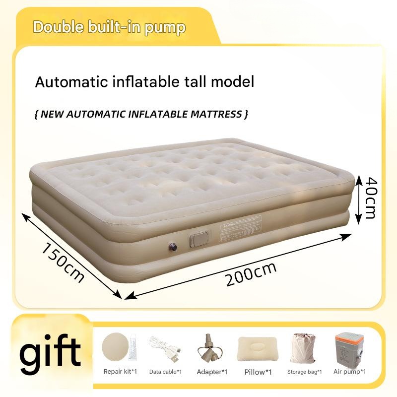 Deluxe version automatic inflatable 150*200*40cm