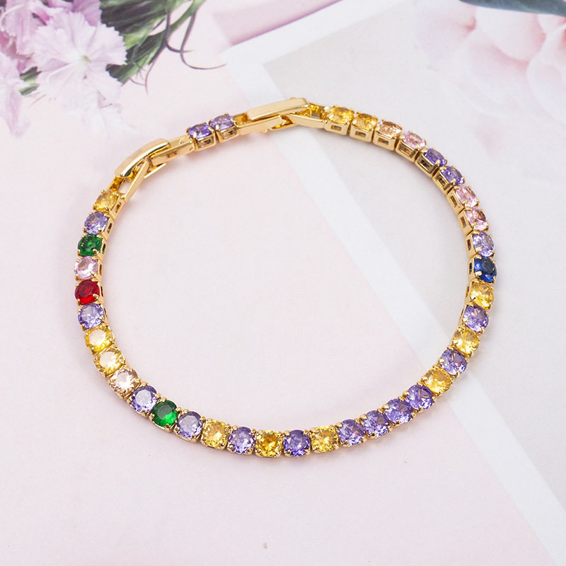 3:16# bracelet gold-colorful