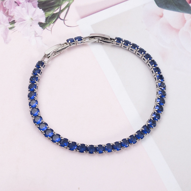 15:16# bracelet silver-ink blue