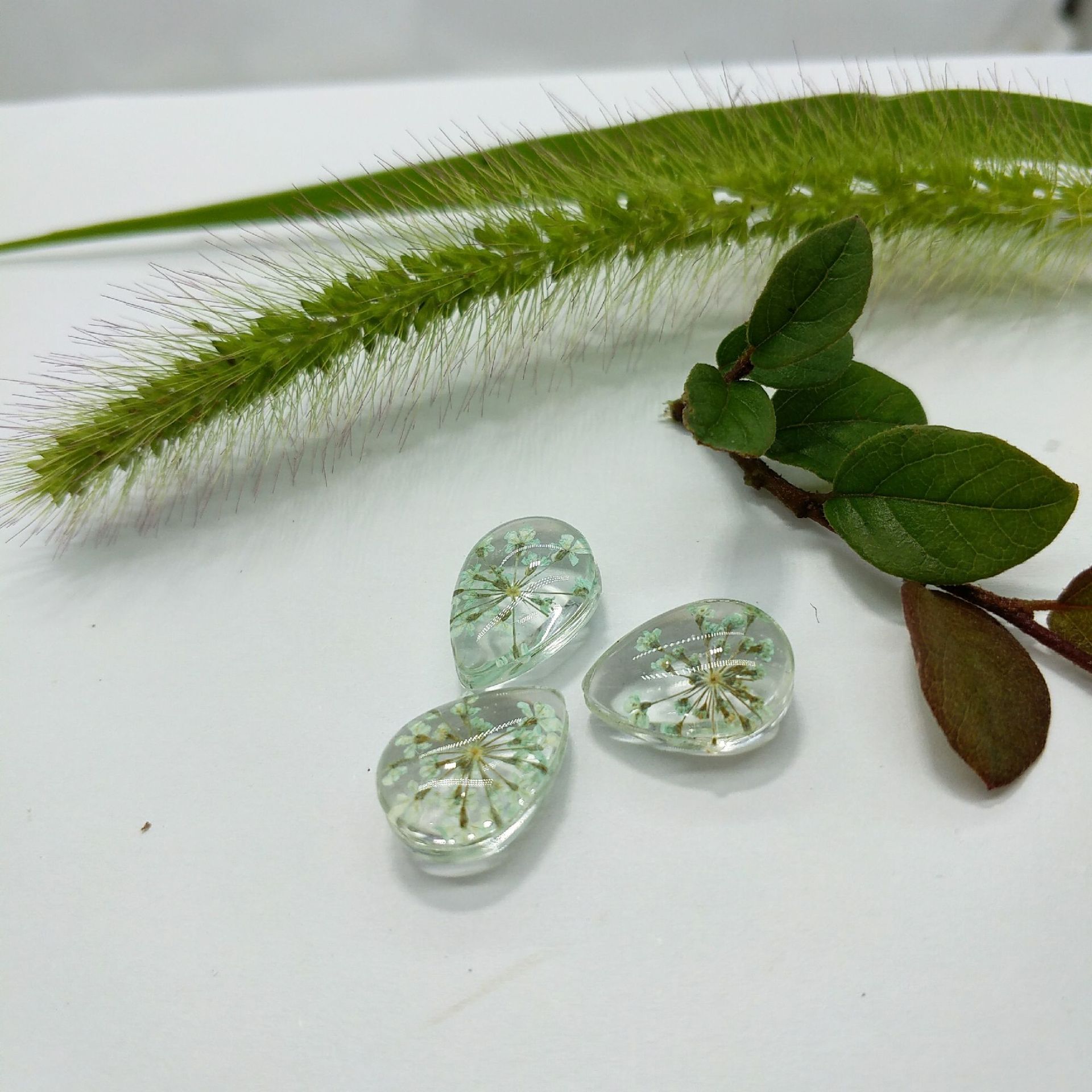 Light Blue With copper wire