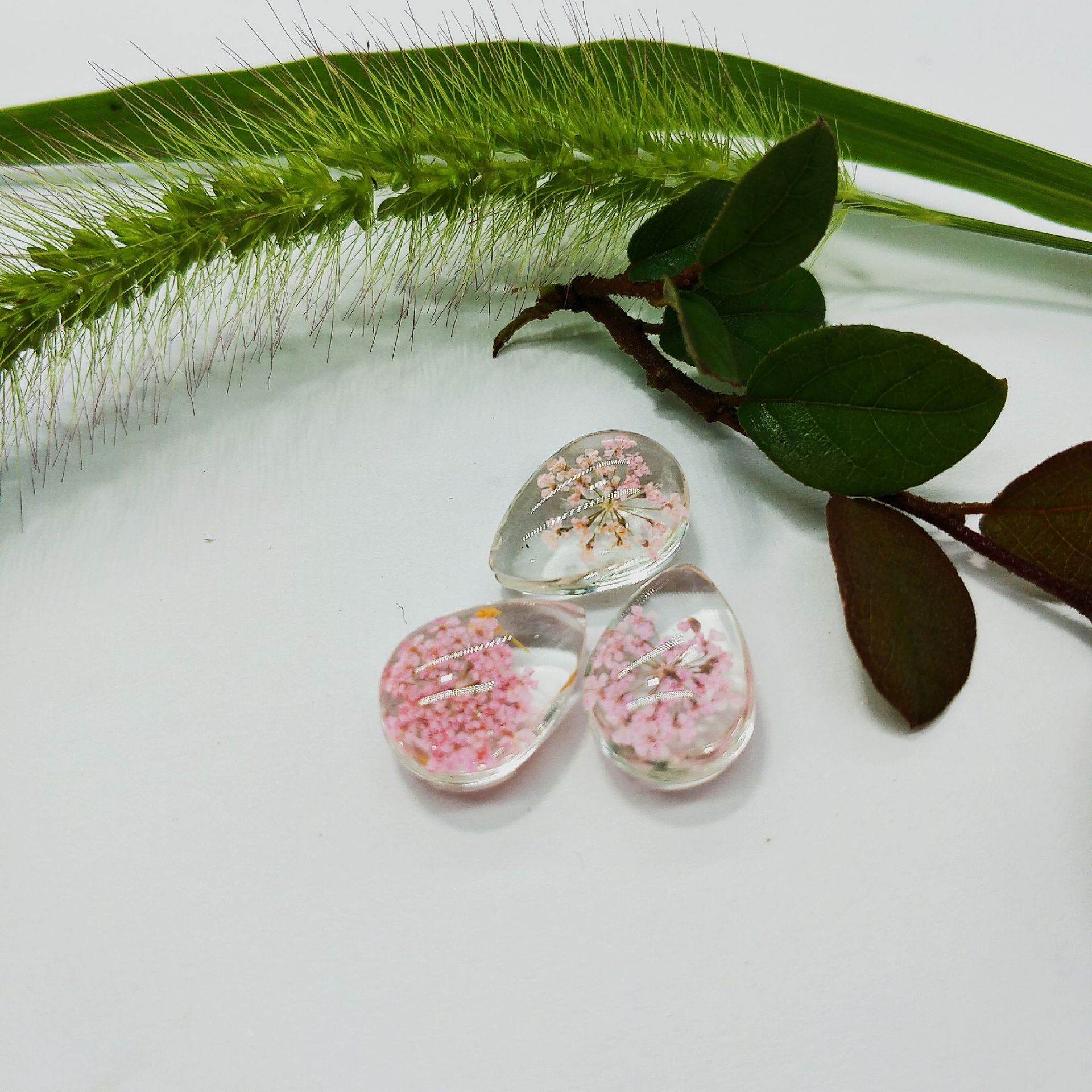 Pink With copper wire