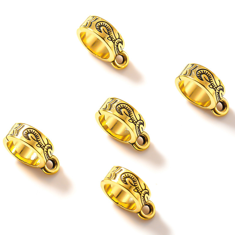 6 couleur or antique