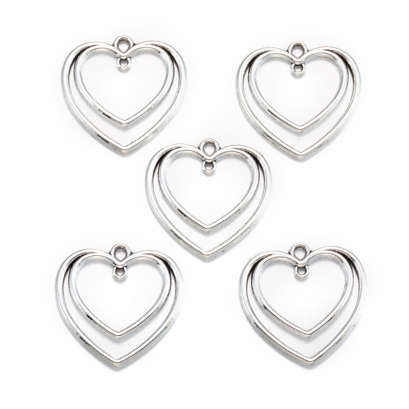 2 couleur argent antique