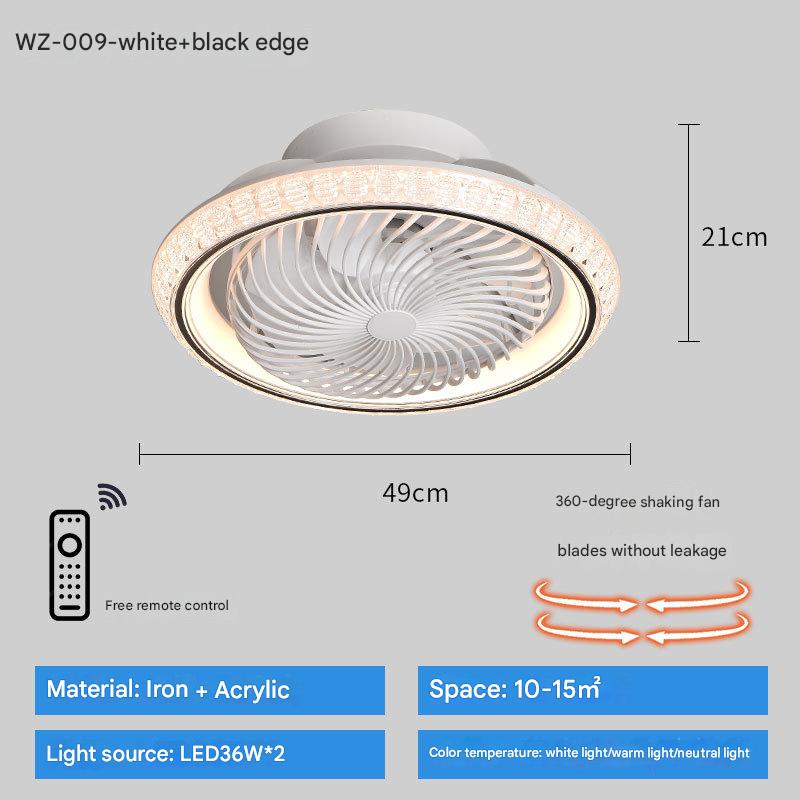 Shaking head 009 white and black light changing   Remote Control   APP   Tmall smart version