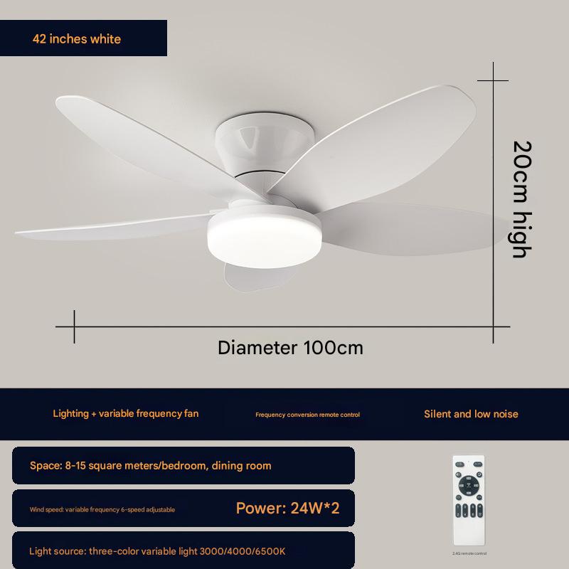 White leaves - 42inch -100cm