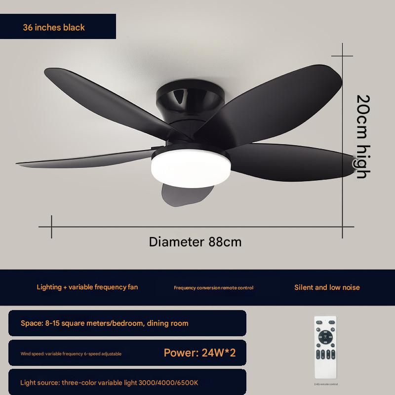 Black leaves- 36inch -88cm