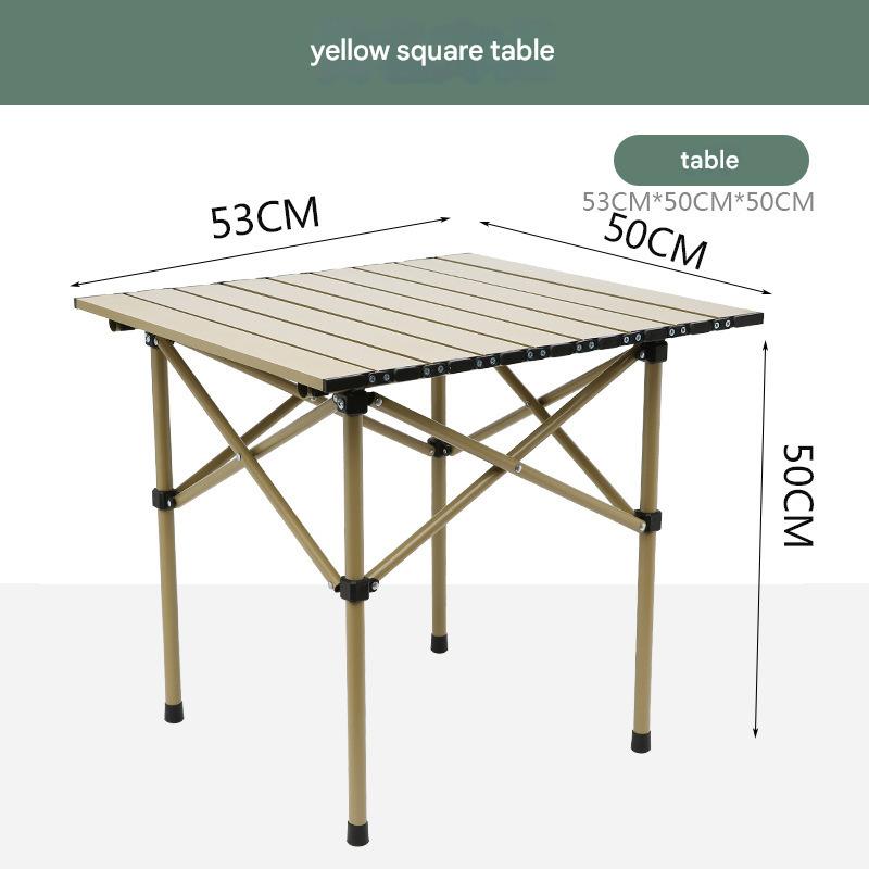 Beige square table