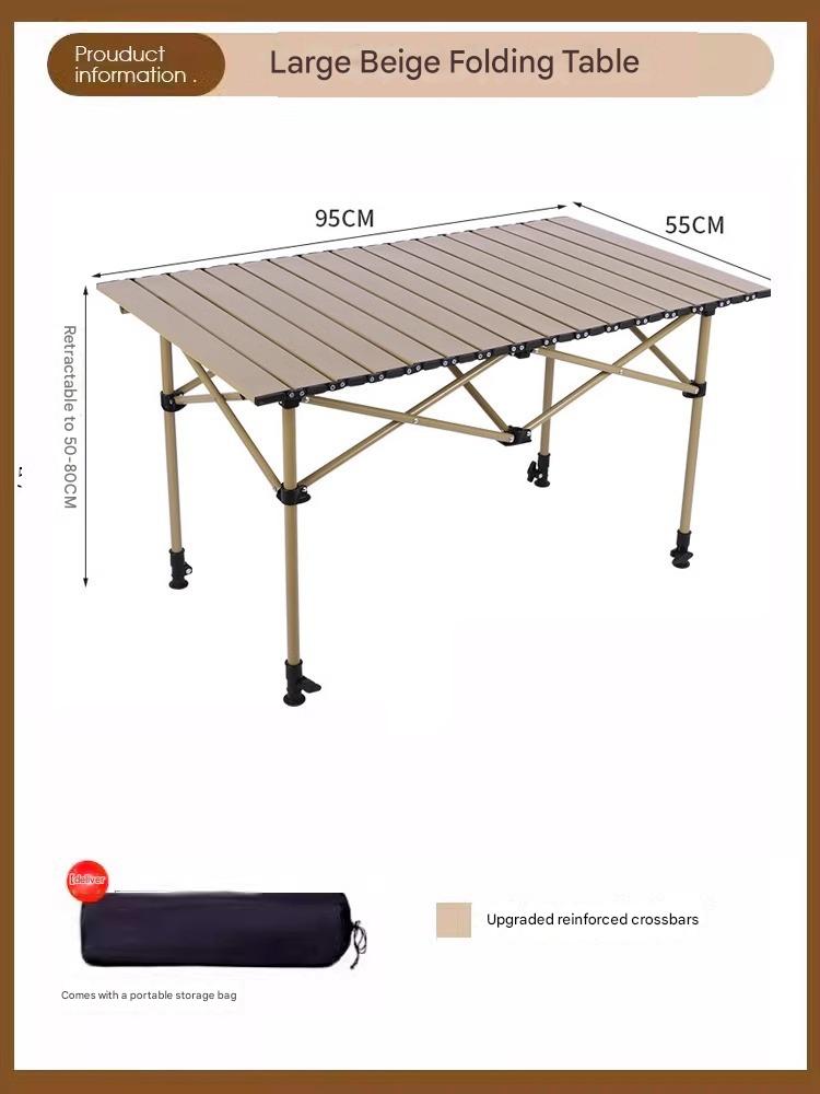 Beige 95 table [can be lifted]]