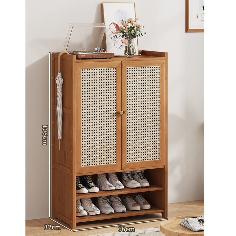 Plastic rattan door (ordinary model) 2 doors 8 layers-a871