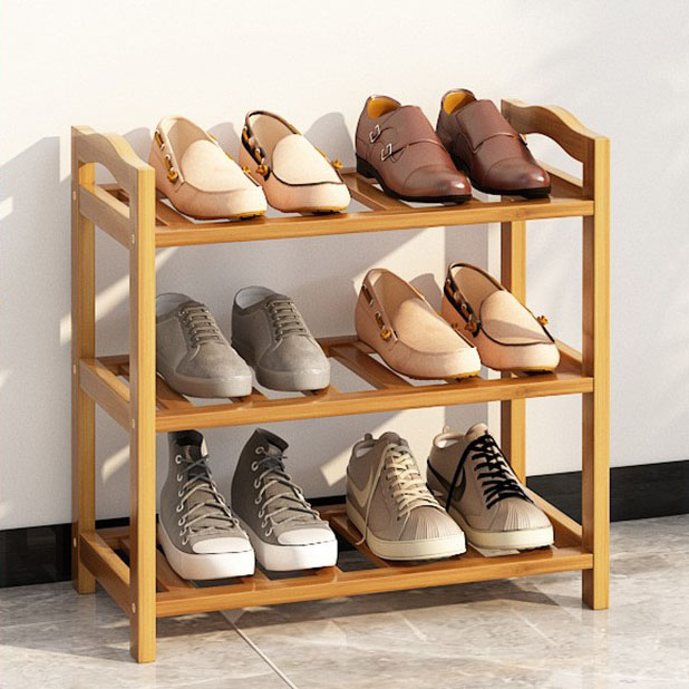 Three-layer -50 long-strip shoe rack