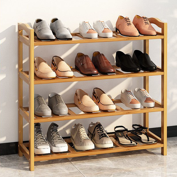 Four-layer -70 long-strip shoe rack