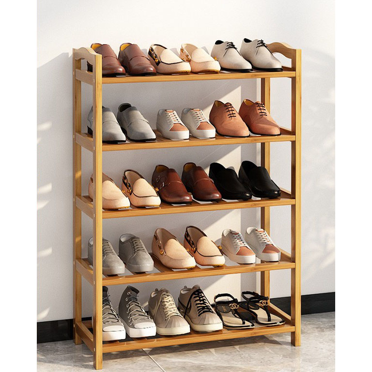 Five-layer -60 long-strip shoe rack