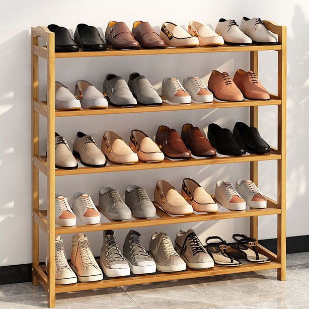Five-layer -80 long-strip shoe rack