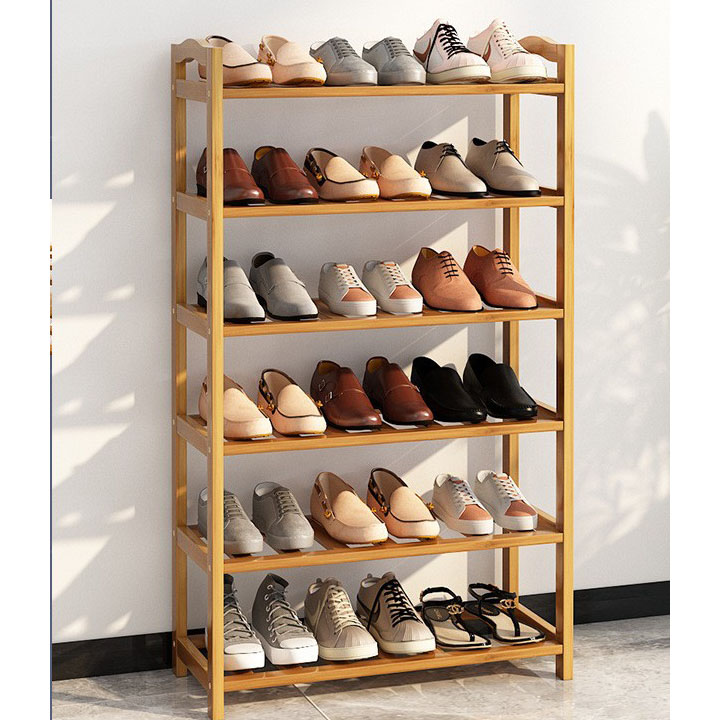 Six-layer -60 long-strip shoe rack