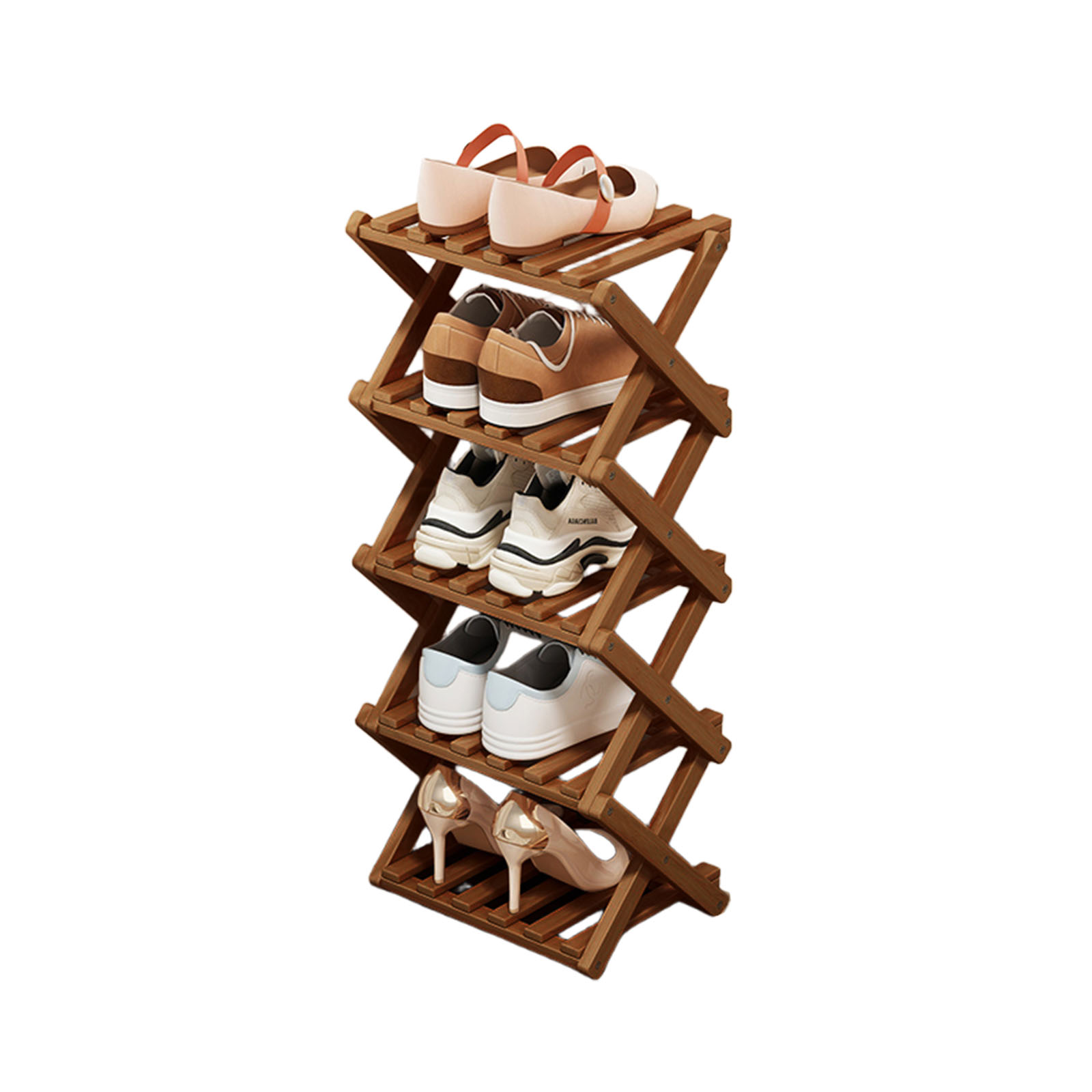 Five shades of brown