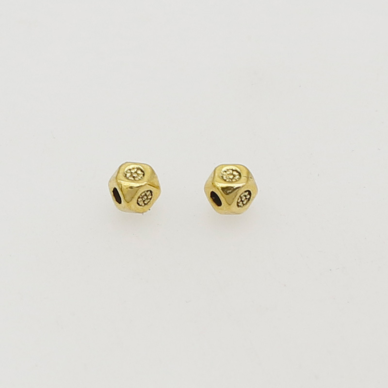 28:14 ancient gold 3.5mm hole 1mm
