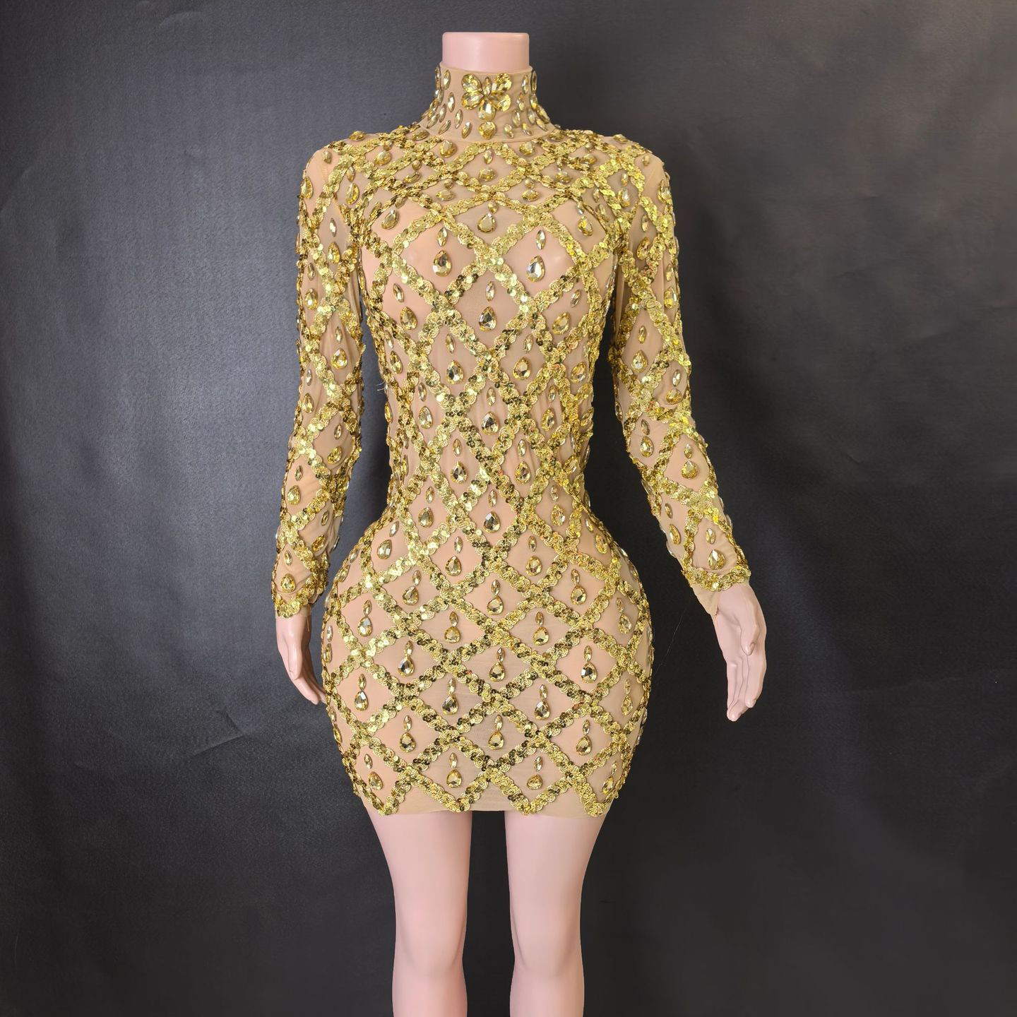 Long sleeve Light blonde short