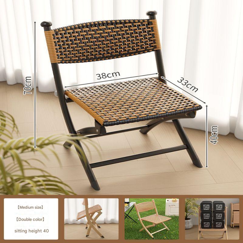 Solid Two Tone Medium Double Top Quality Rattan Hand Woven