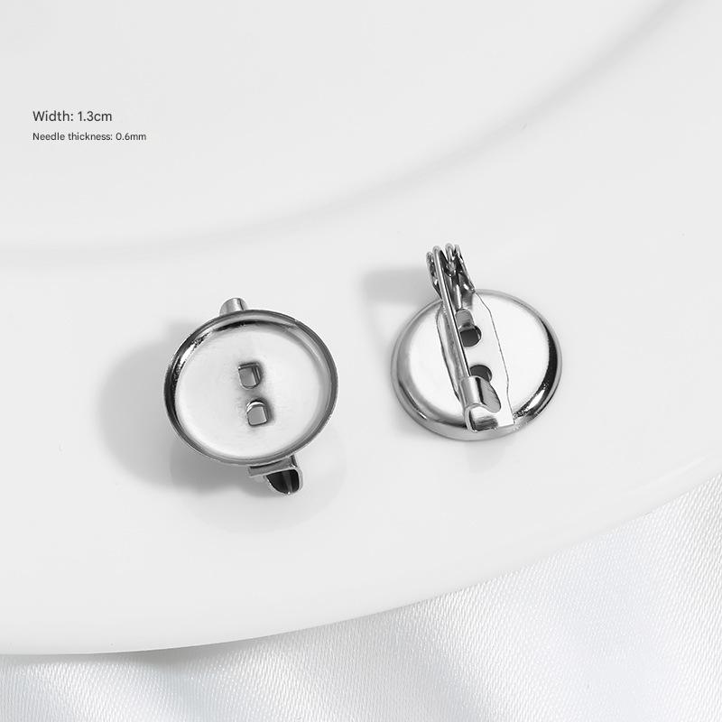 10:13mm brooch tray (iron) [20 pieces]/free shipping for orders over 29