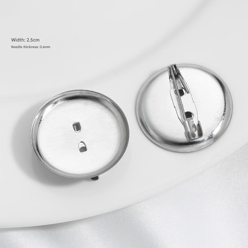 12:25mm brooch tray (iron) [20 pieces]/free shipping for orders over 29