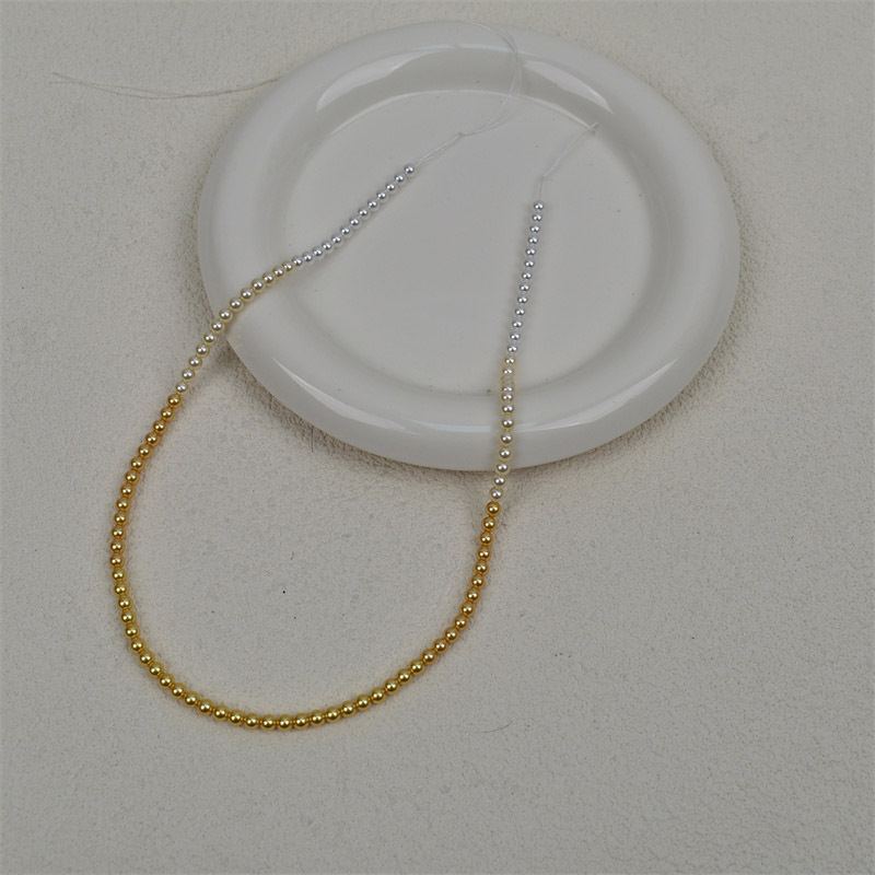 4mm yellow gradient, about 98-100 pieces