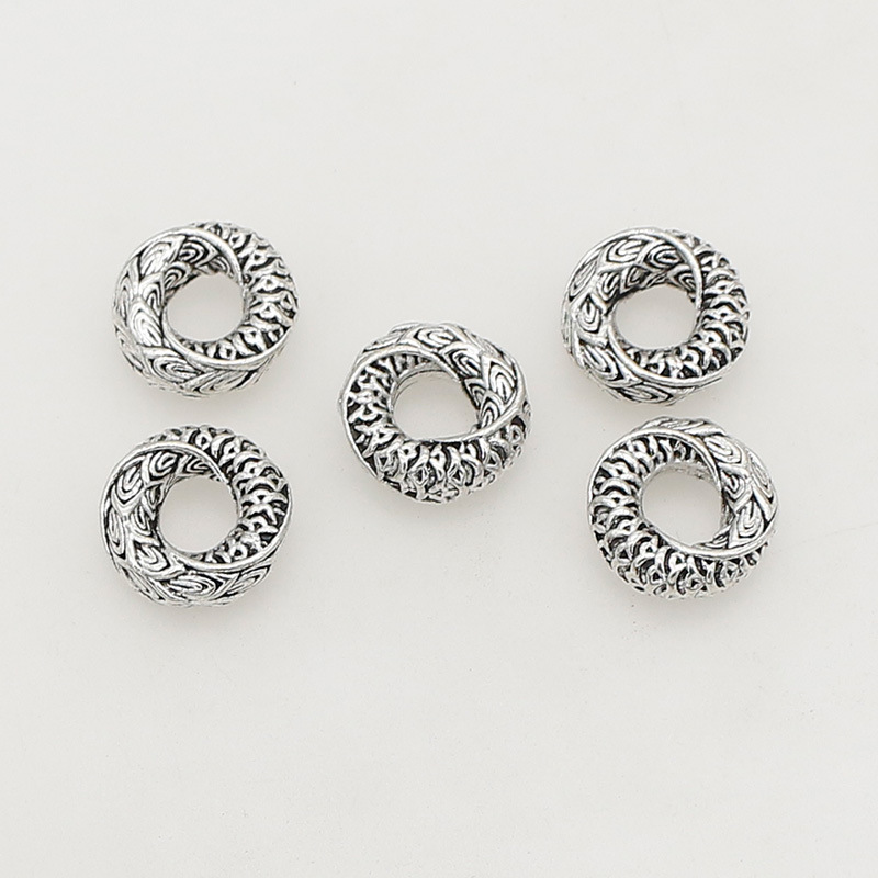 2 antike silberne Farbe