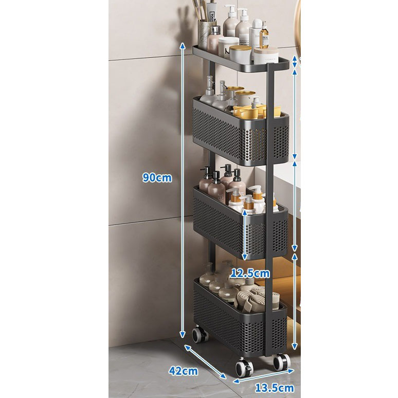 Joint frame * Square tube fixed four-layer frame * Black