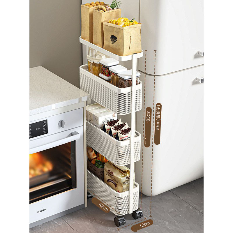 Joint frame * Square tube fixed four-layer frame * white