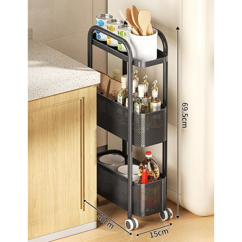 Joint frame * Round tube handrail three-layer frame * Black