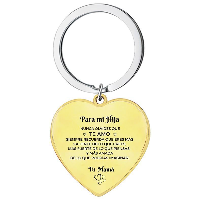 golden key chain mama Stainless steel
