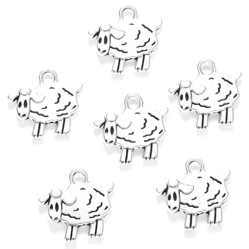 2 antique silver color