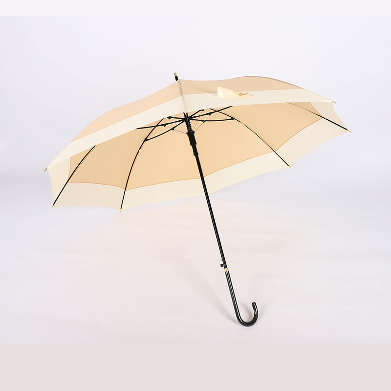 Beige Trim with Leather Handle