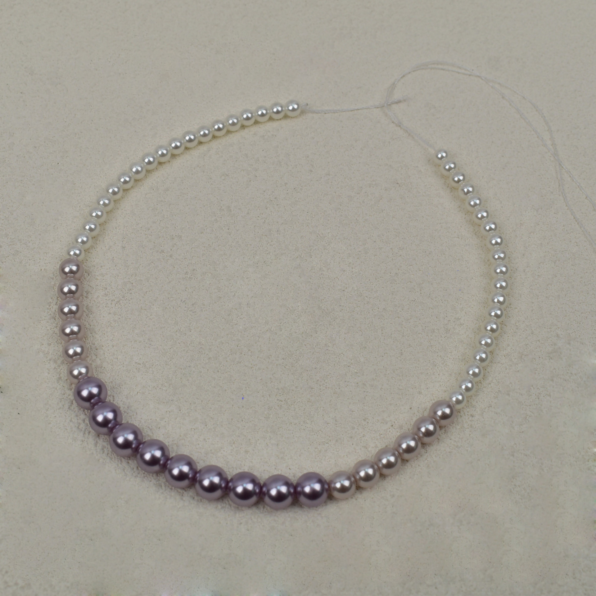 8mm purple gradient tower chain