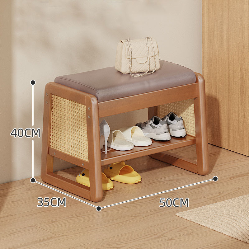 Walnut color 50cm and brown cushion