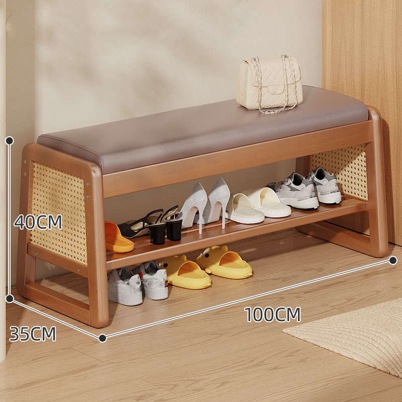 Walnut color 100cm and brown cushion